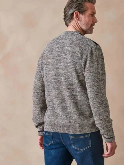 Pull encolure V avec laine