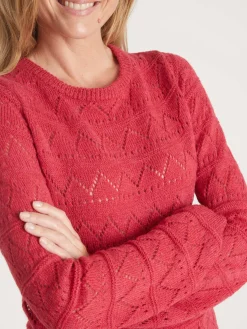 Pull fantaisie avec laine et alpaga