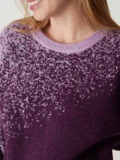 Pull jacquard intarsia