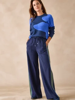 Pull jacquard intarsia