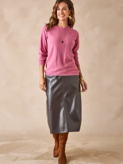 Pull jeux de mailles et torsades