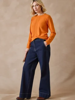 Pull jeux de mailles et torsades