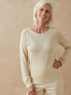 Pull maille fantaisie