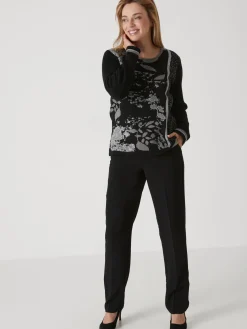 Pull maille jacquard