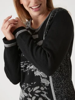 Pull maille jacquard