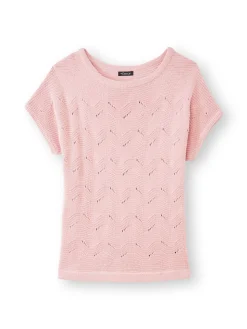 Pull maillle fantaisie manches T