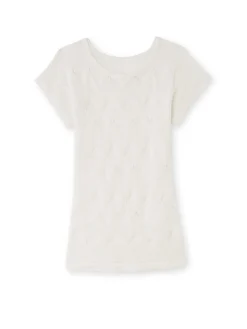 Pull maillle fantaisie manches T