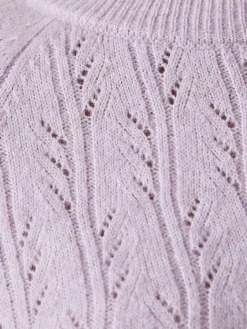 Pull manches au coude avec laine