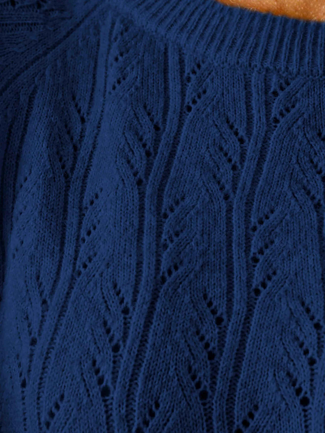 Pull manches au coude avec laine