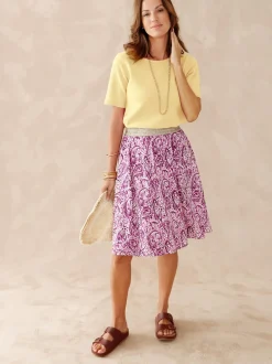 Pull manches courtes encolure ronde