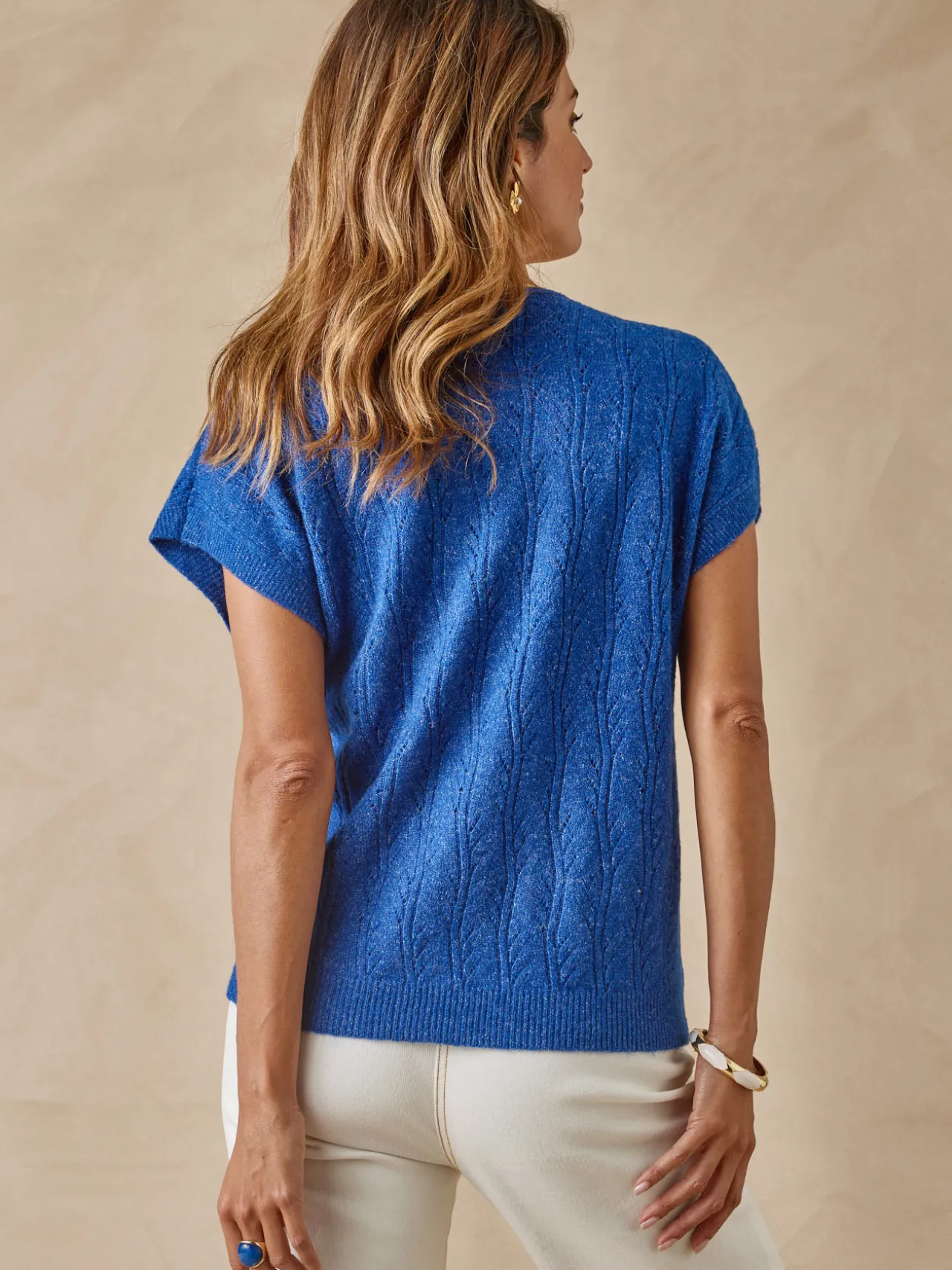 Pull manches T avec laine