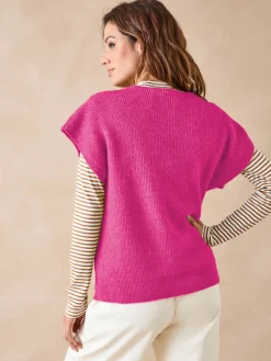 Pull manches T avec laine