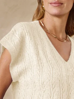 Pull manches T avec laine