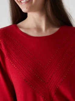 Pull point fantaisie détails rivets