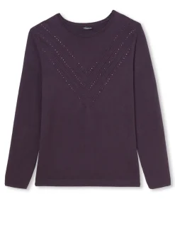 Pull point fantaisie détails rivets