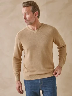 Pull point fantaisie pur coton