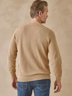 Pull point fantaisie pur coton