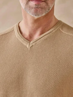 Pull point fantaisie pur coton