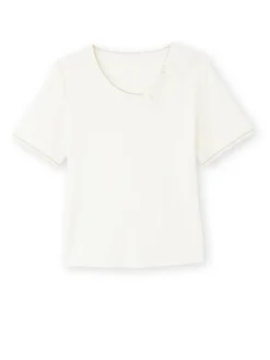 Pull raffiné avec broderies