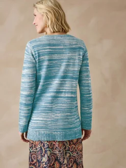 Pull torsadé encolure ronde