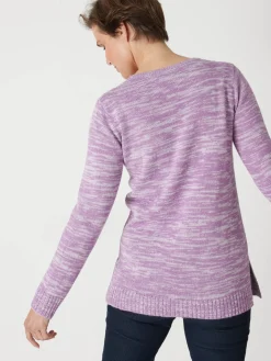 Pull torsadé encolure ronde