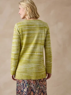 Pull torsadé encolure ronde