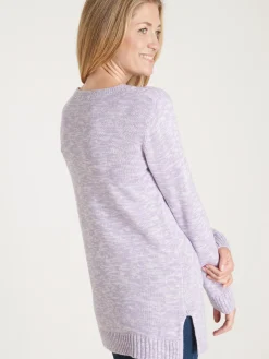 Pull torsadé encolure ronde