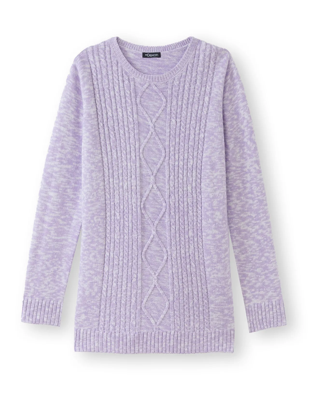 Pull torsadé encolure ronde