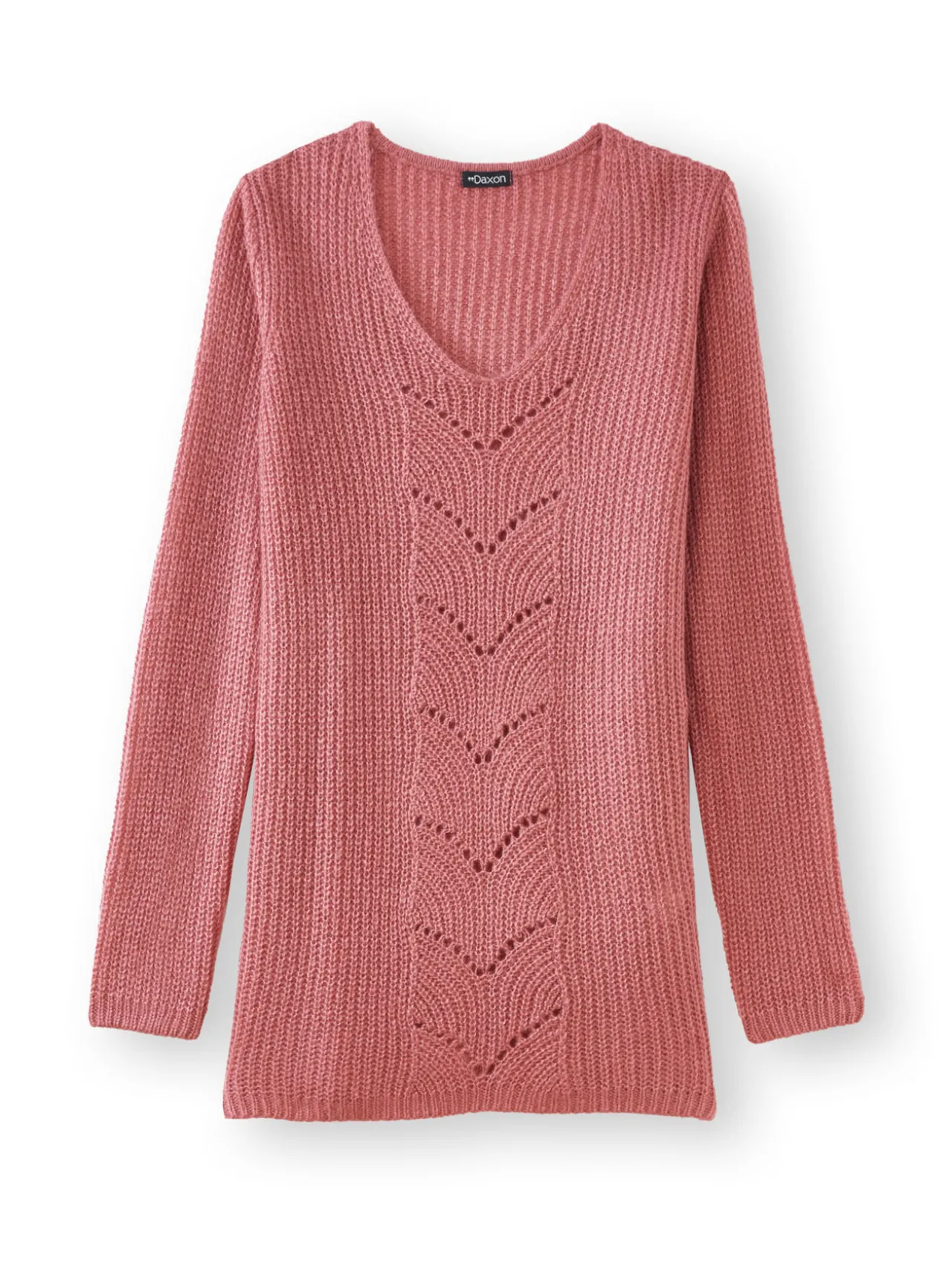 Pull-tunique côtes perlées