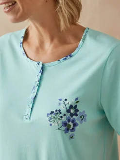 Pyjacourt en maille pur coton