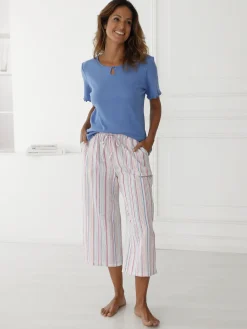 Pyjacourt maille et seersucker