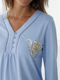 Pyjama coupe ample jersey pur coton