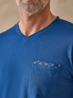 Pyjama en maille jersey pur coton peigné