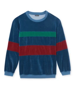 Pyjama forme jogging en velours