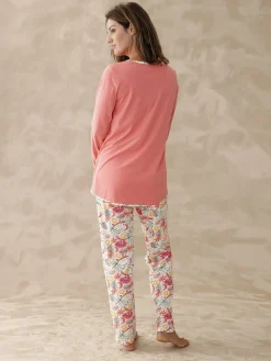 Pyjama manches longues jersey pur coton