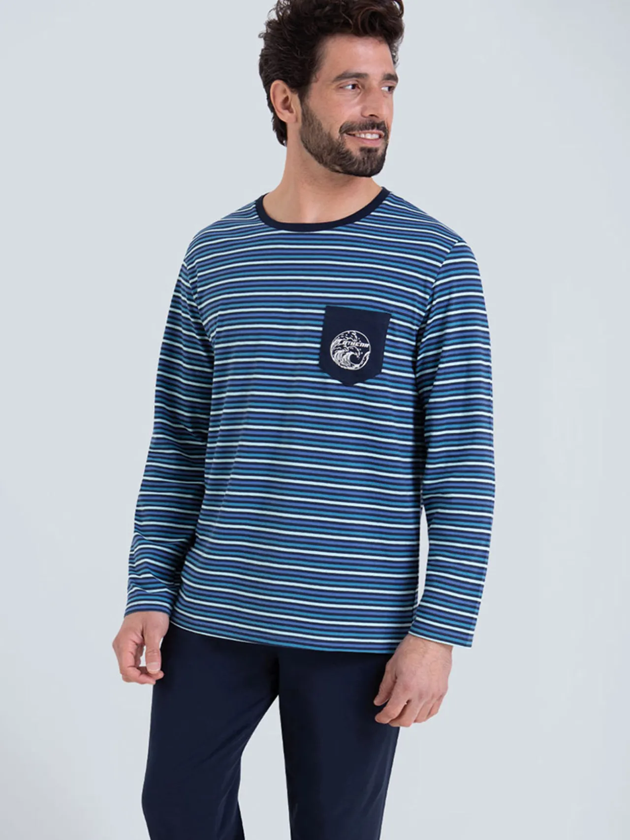 Pyjama Rayures Waves homme