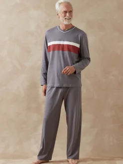 Pyjamas jersey pur coton lot de 2