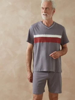 Pyjashorts à rayures en jersey lot de 2