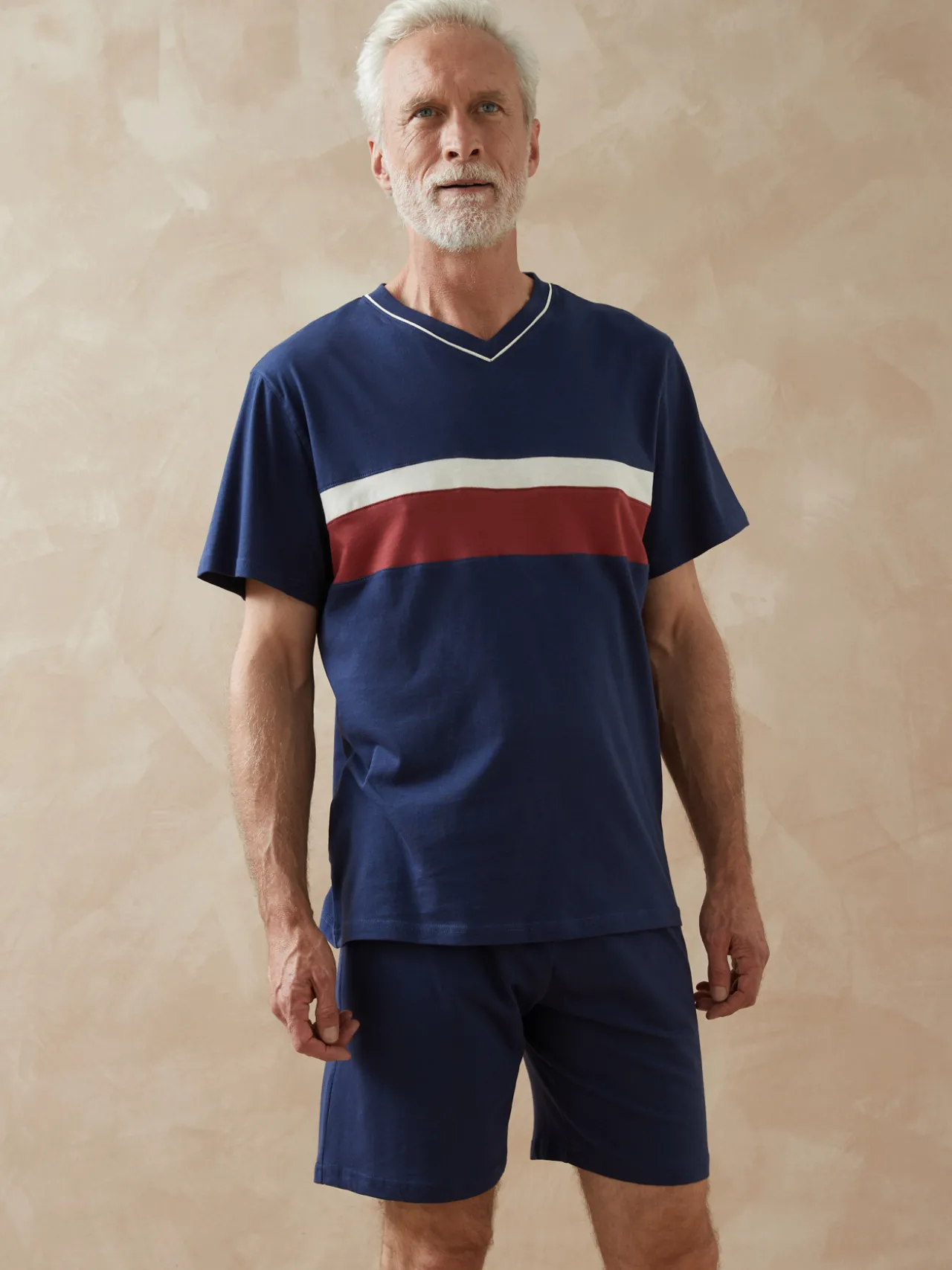 Pyjashorts à rayures en jersey lot de 2