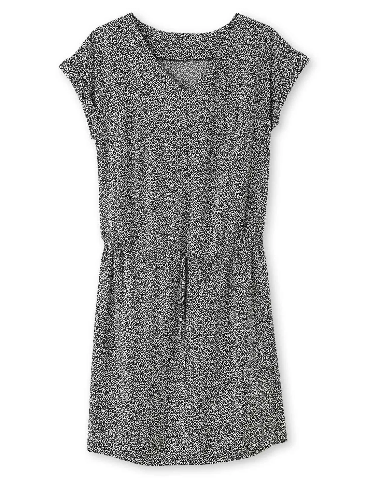 Robe 3 trous tissu fluide