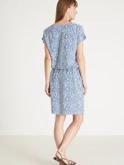 Robe 3 trous tissu fluide