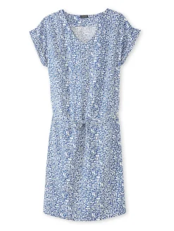 Robe 3 trous tissu fluide