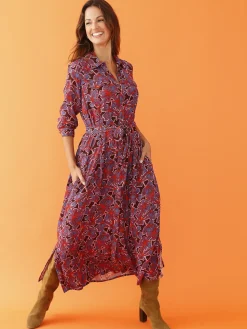 Robe chemisier boutonnée