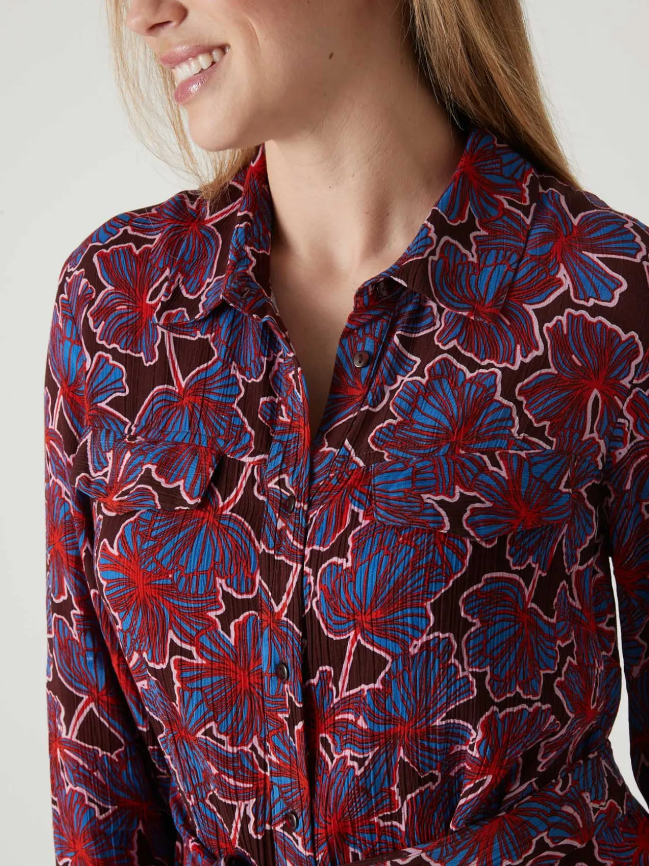 Robe chemisier boutonnée