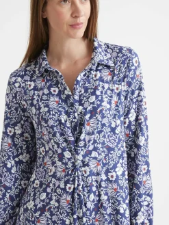 Robe chemisier en maille