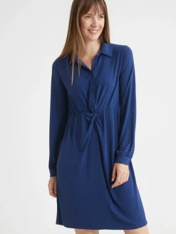 Robe chemisier en maille