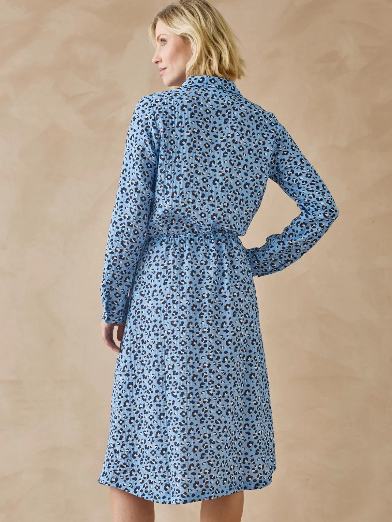 Robe chemisier manches longues