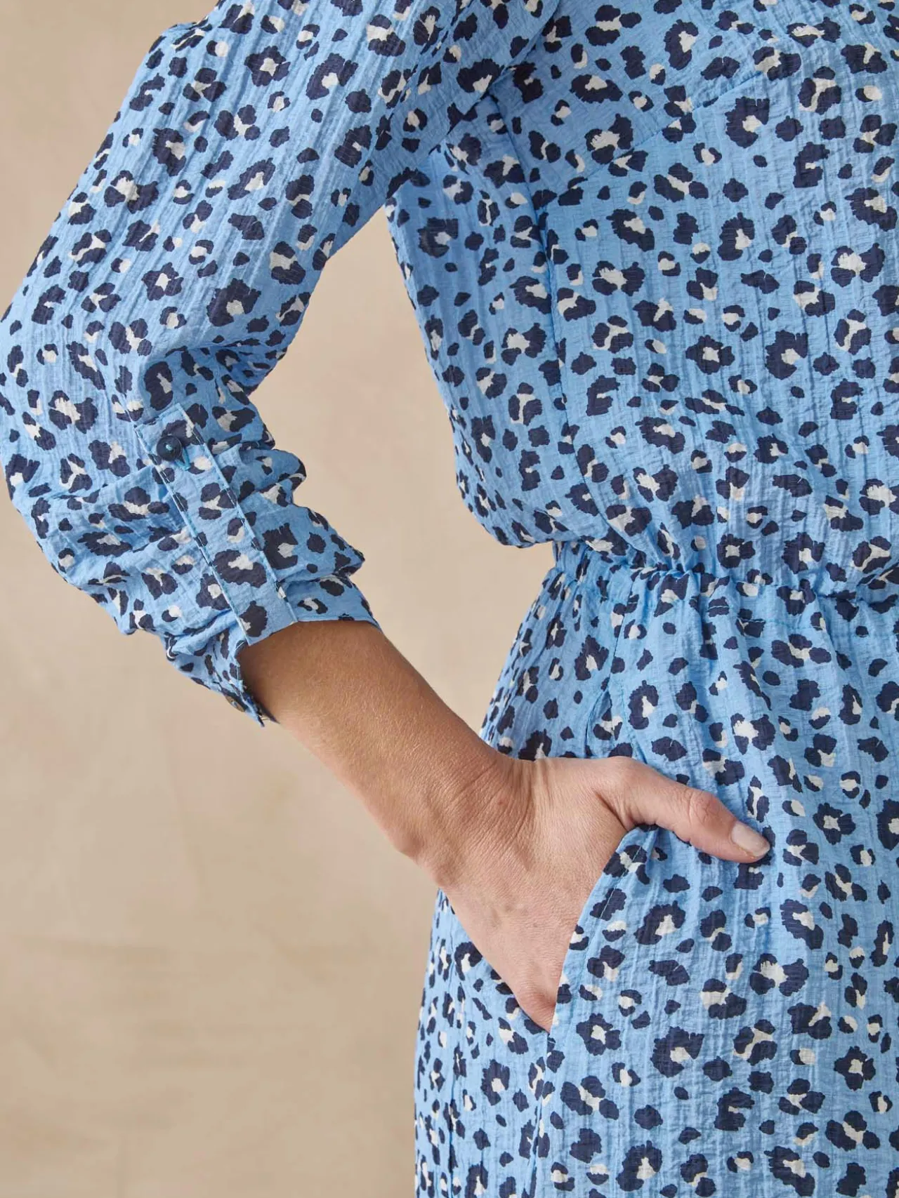 Robe chemisier manches longues