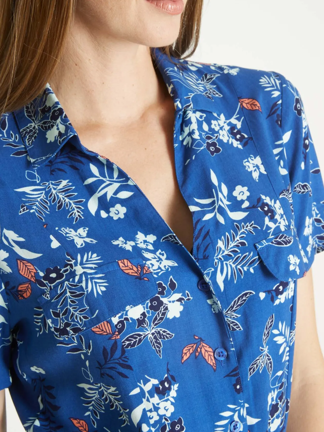 Robe chemisier toute boutonnée