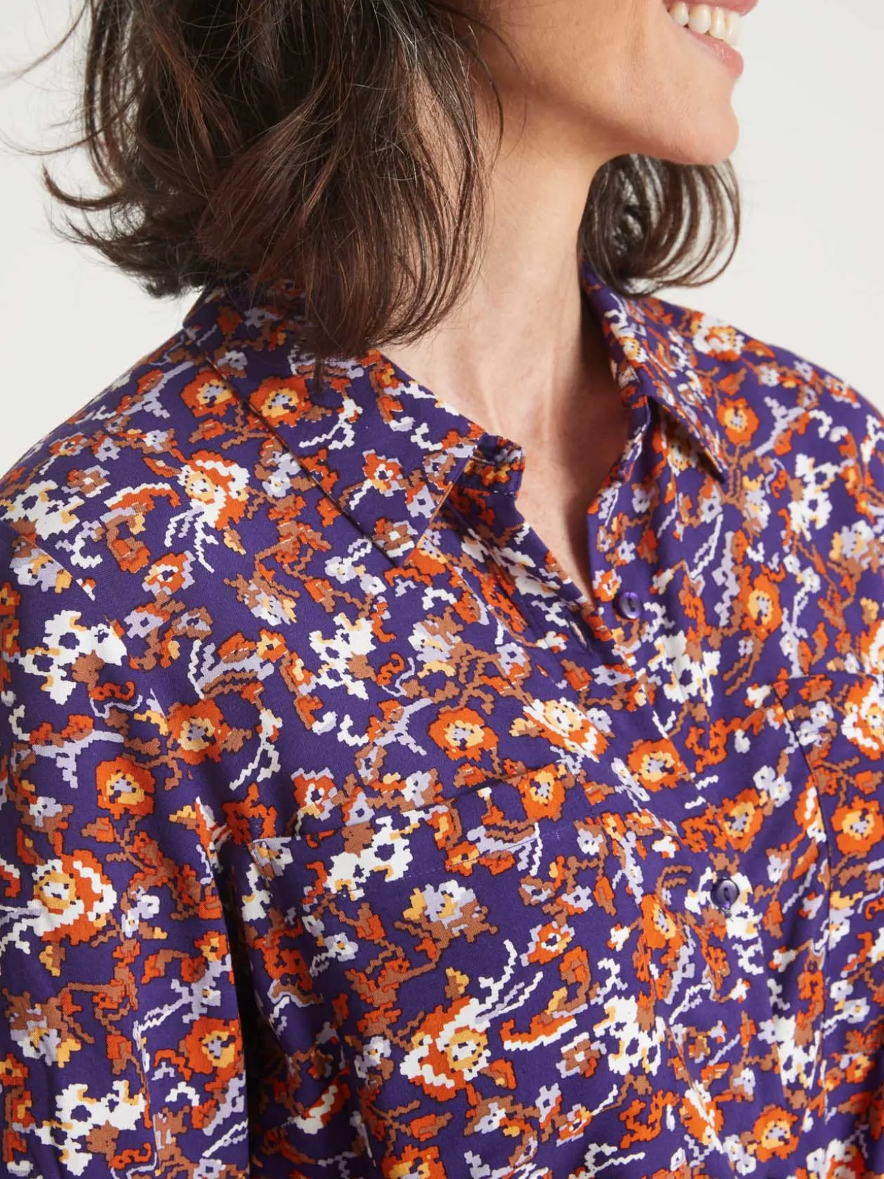 Robe chemisier toute boutonnée